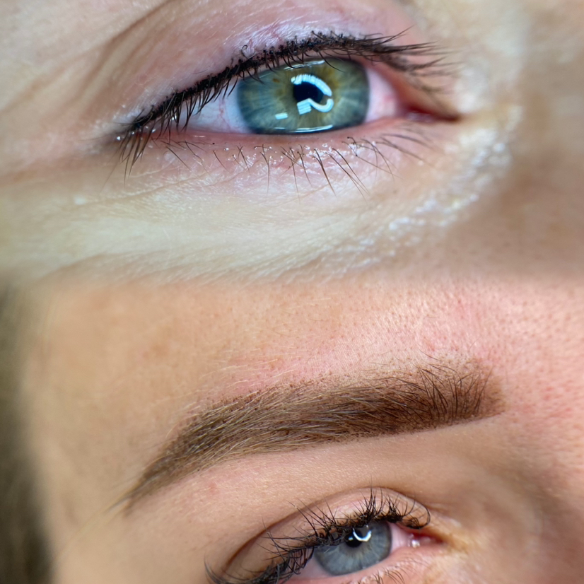 Перманент бровей + межресничка