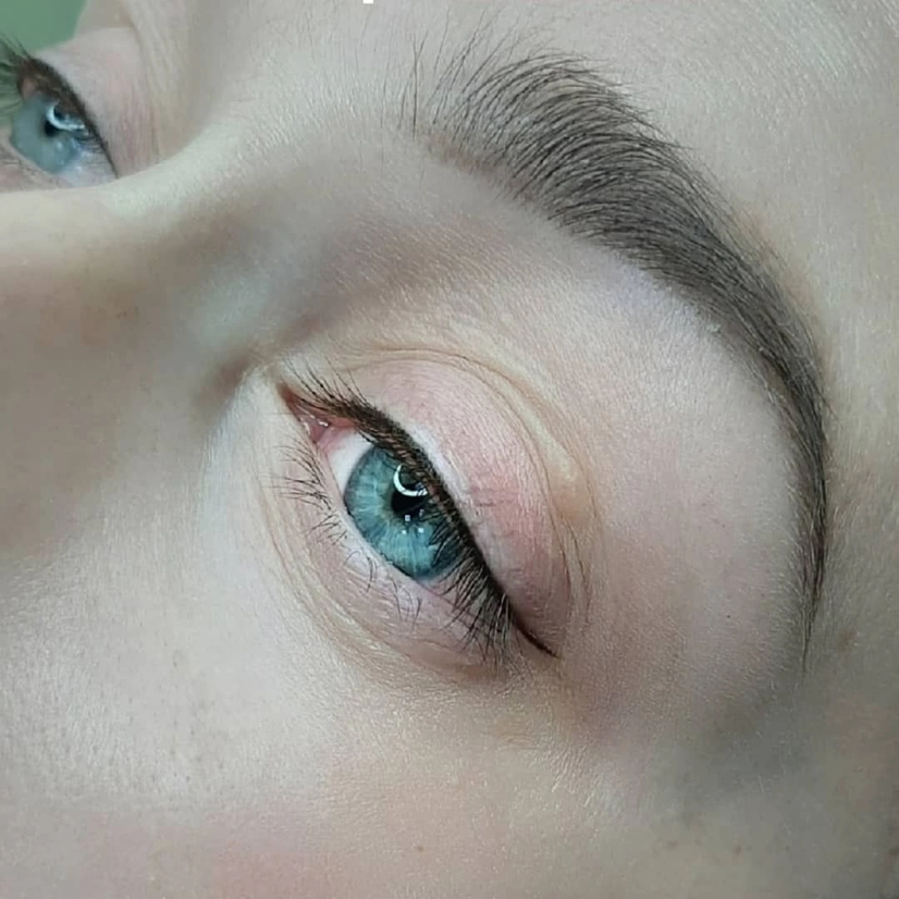 перманентный макияж век ( межресничка)