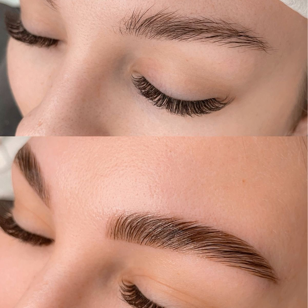 "Ламинирование + окрашивание бровей" комплекс