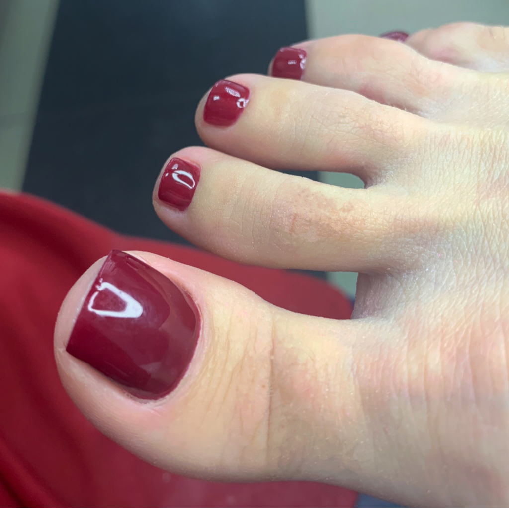 Обработка пальчиков и покрытие гель-лаком