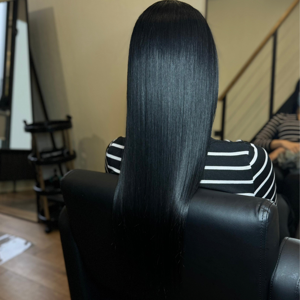 Кератиновое выпрямление