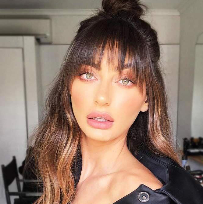 Оформление челки