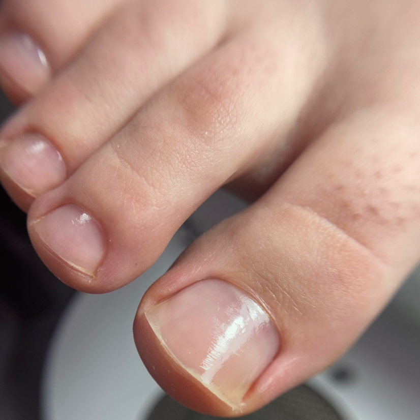 Обработка пальчиков без покрытия