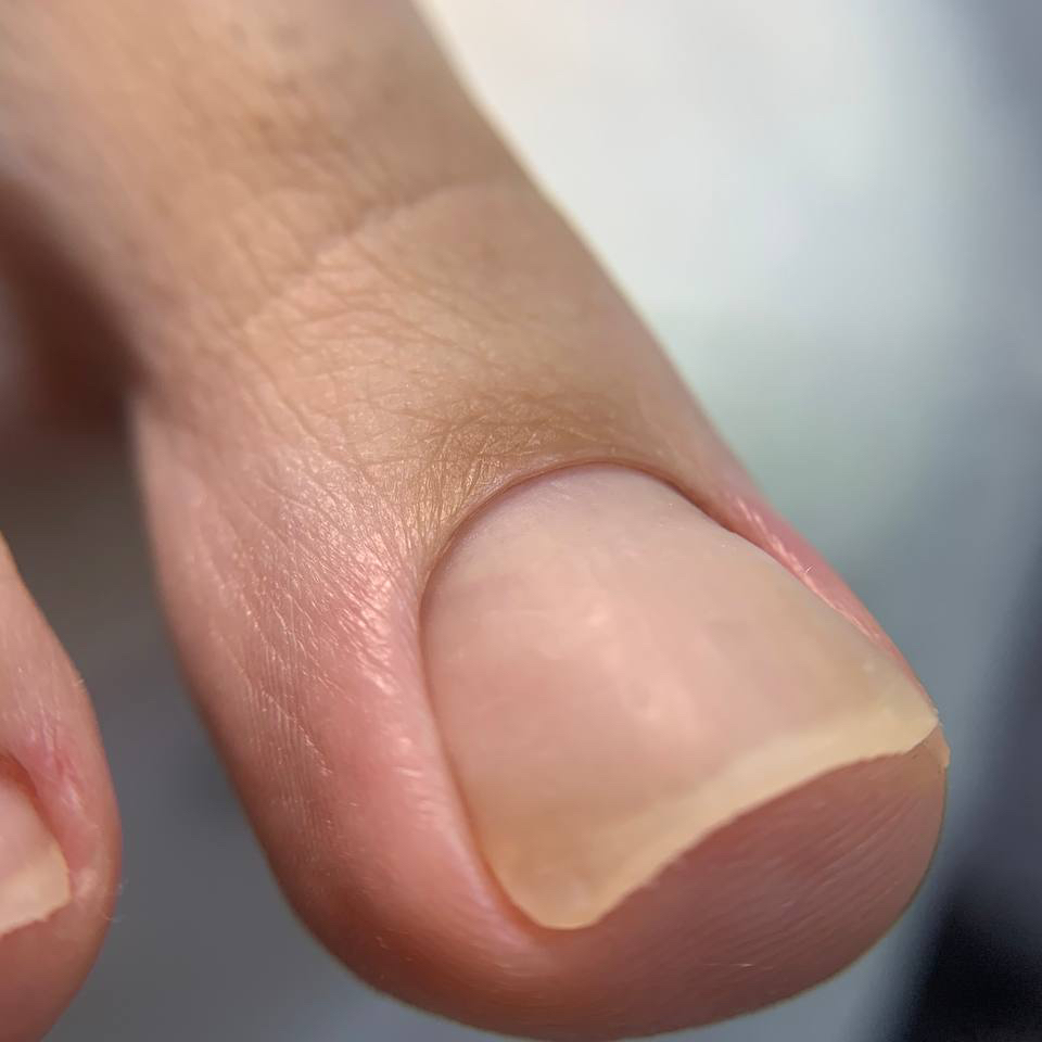 педикюр аппаратный без покрытия