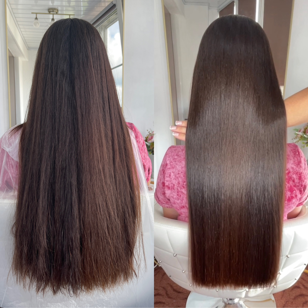 Кератиновое выпрямление