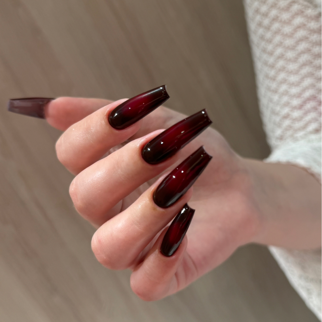 Коррекция сложных ногтей с покрытием