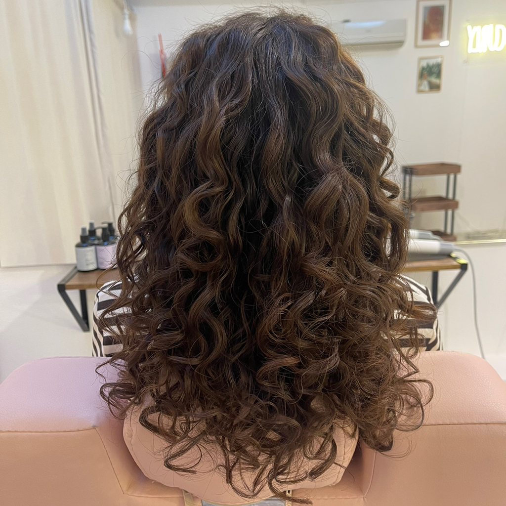 Знакомство с кудрявым методом (укладка и консультация)