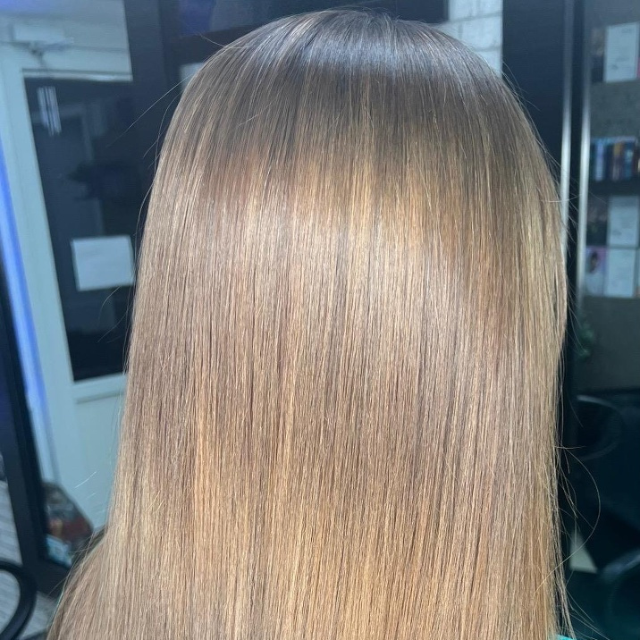 Окрашивание волос в один тон