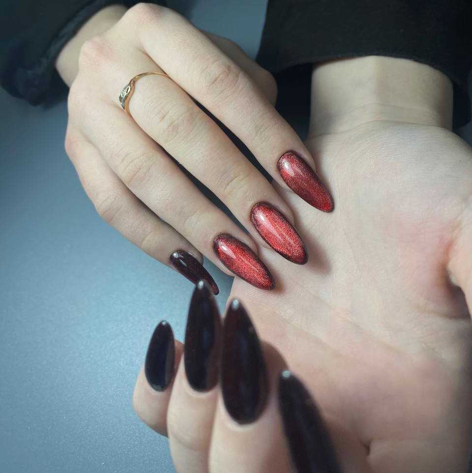 Маникюр с укреплением гелем