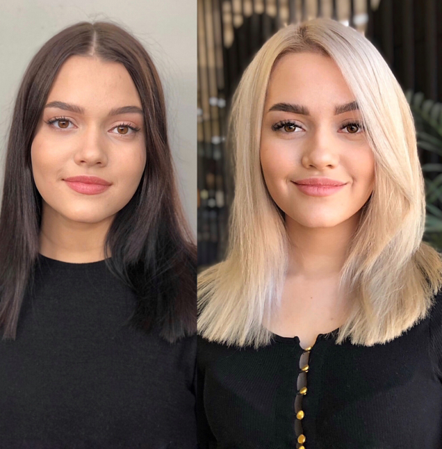 Выход из тёмного косметического цвета на рецептах NEOBLONDE