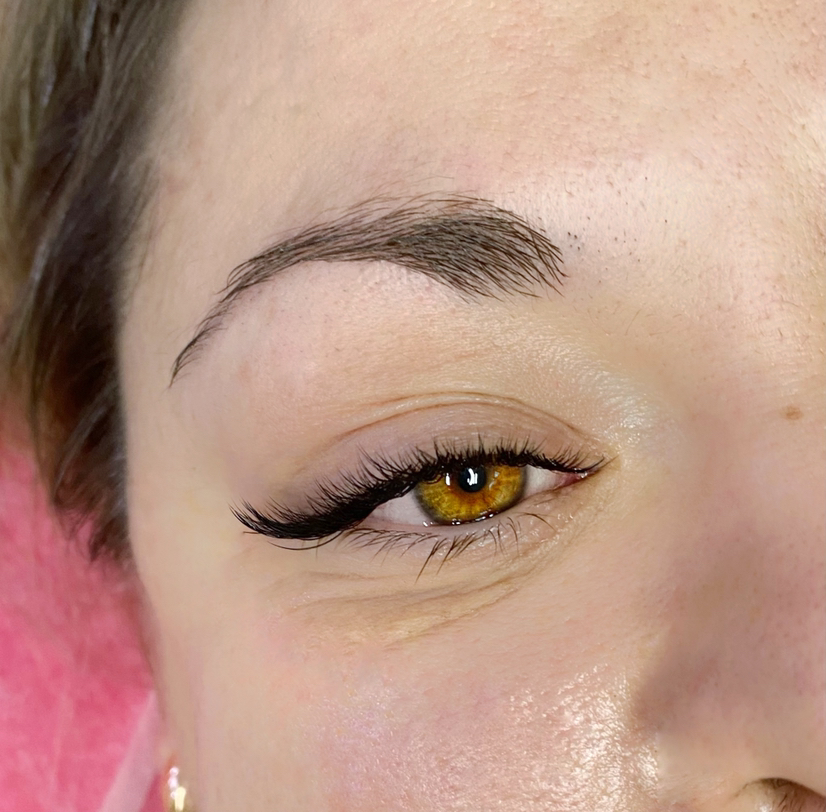 Наращивание ресниц 2 д