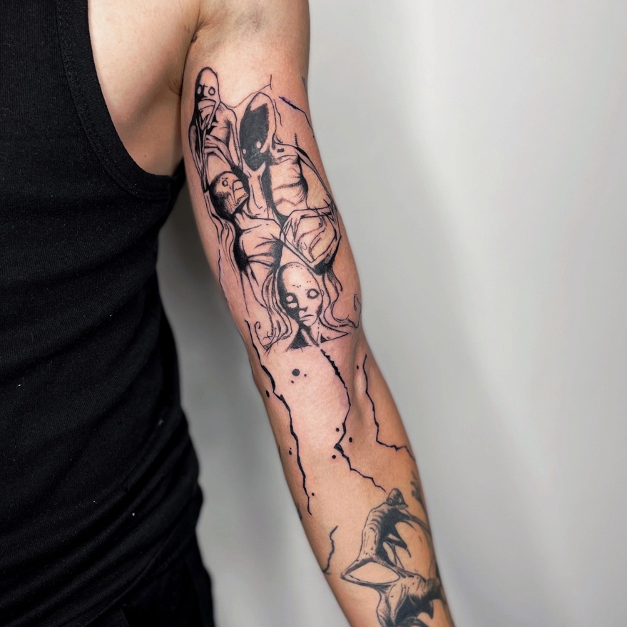 Масштабное тату