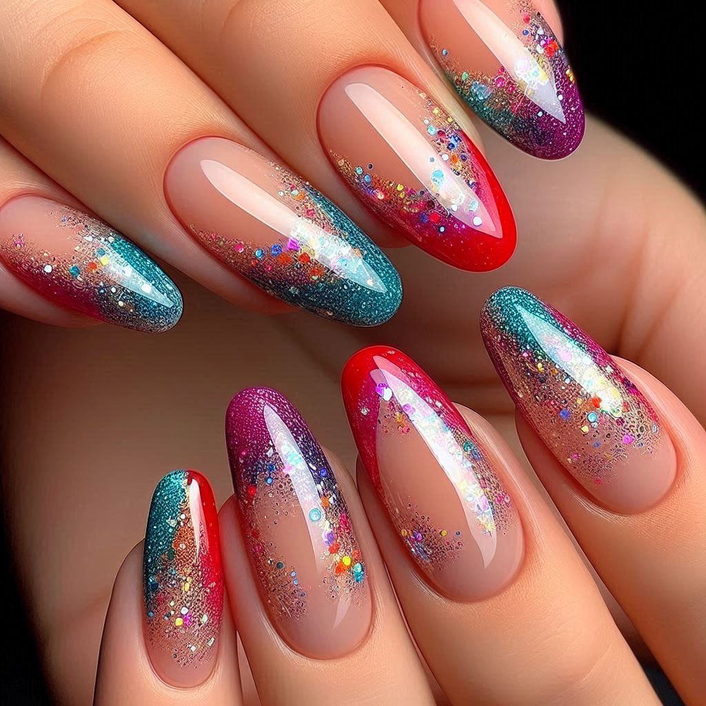 Colour French Art with Ultra Glitter