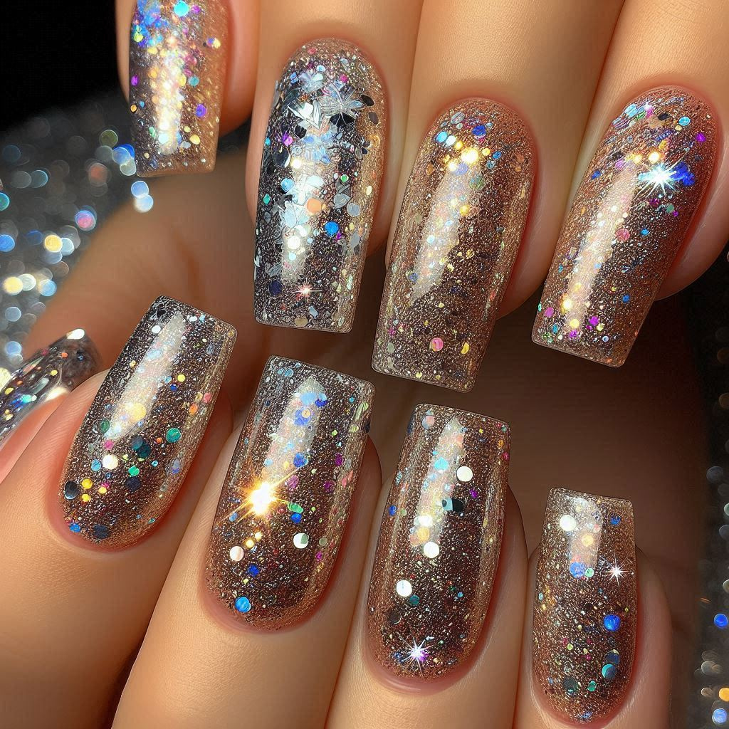Glitter Nail Art