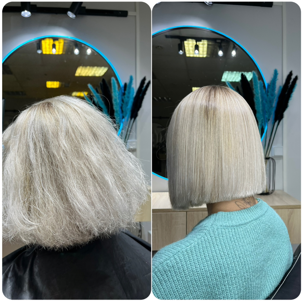 Кератиновое выпрямление