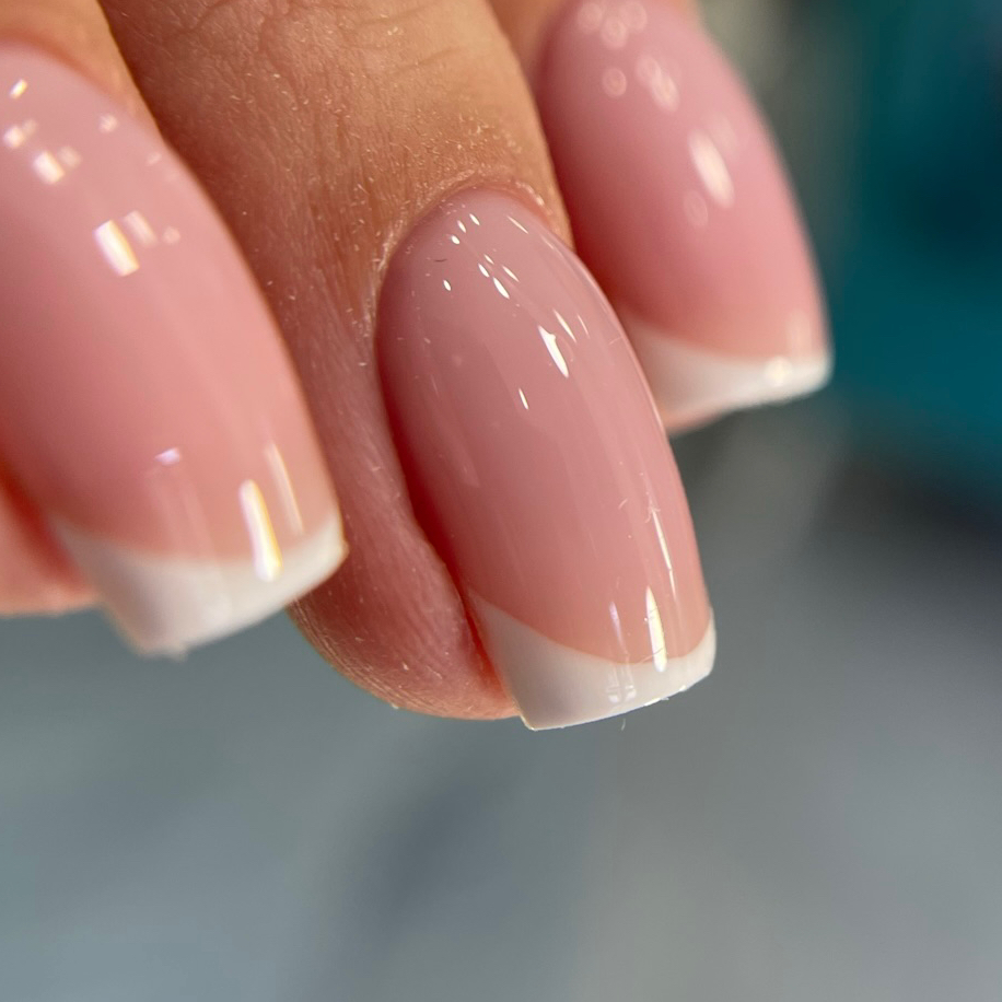 Дизайн френч/растяжка блестками/лунки