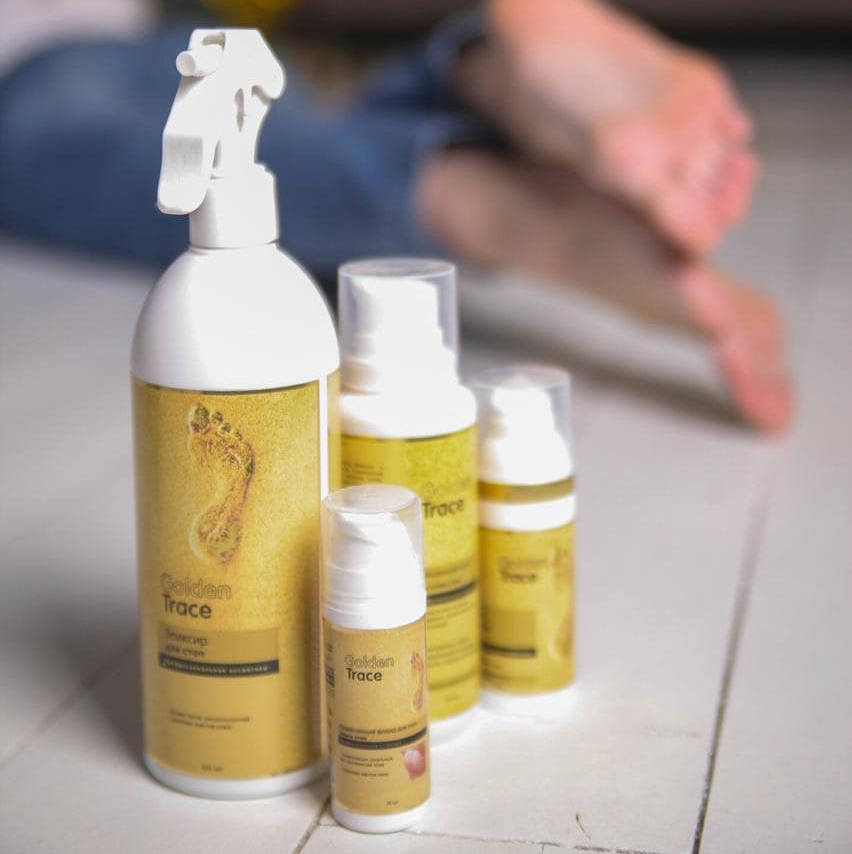 Педикюр GOLDEN TRACE гигиенический аппаратно-препаратный полный (стопы и пальцы)