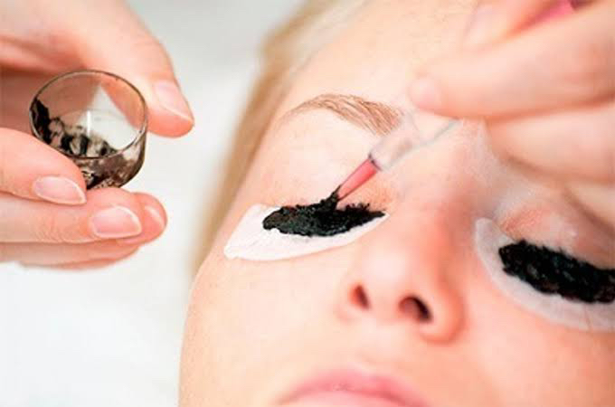 Окрашивание ресниц