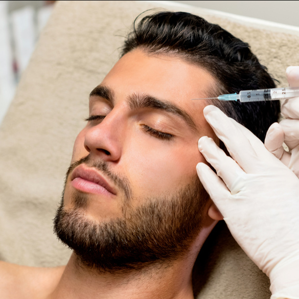 Коррекция морщин у мужчин