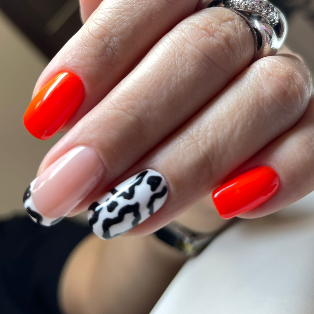 Сложный дизайн ( все пальчики)