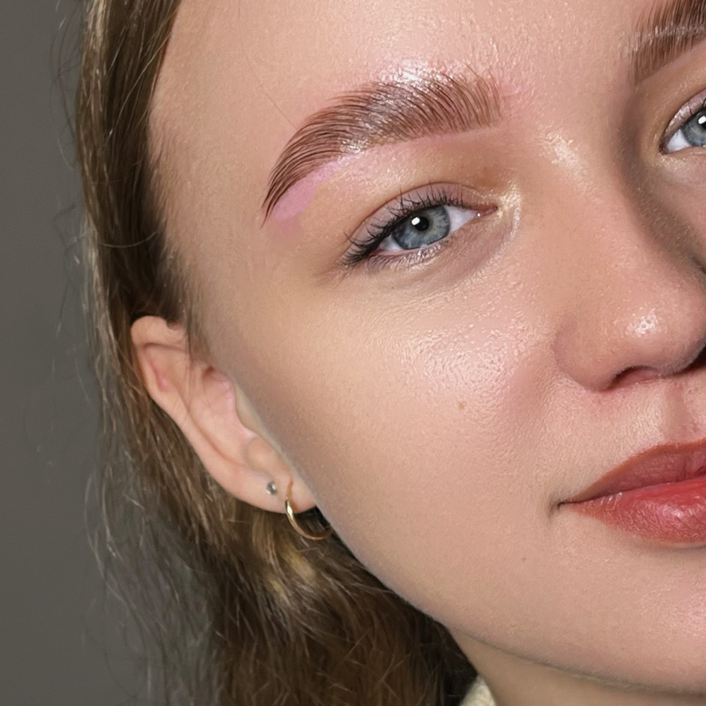 Ламинирование бровей без окрашивания,с коррекцией