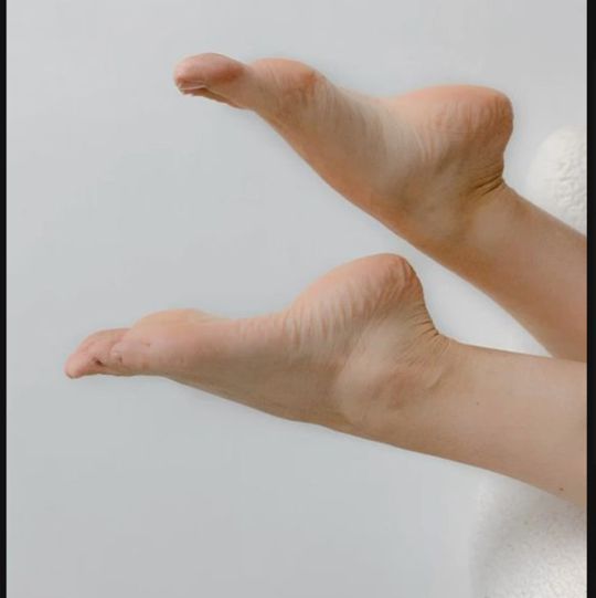 Обработка стопы и пальчиков без покрытия