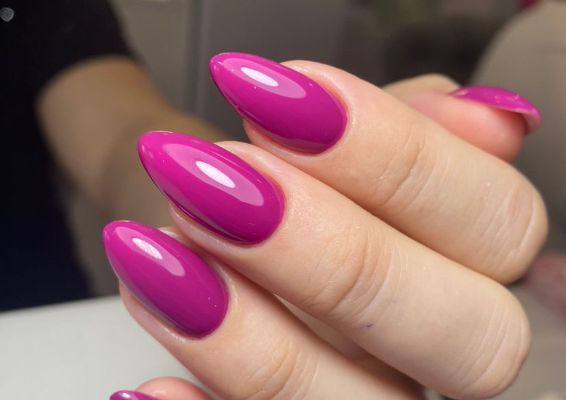 Наращивание ногтей с покрытием