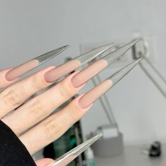 Наращивание ногтей+L дизайн 💅