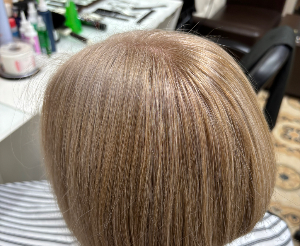 Окрашивание в один тон короткие волосы