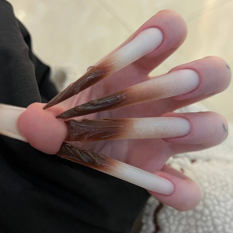 Маникюр+ЭКСТРА-длинное наращивание с любым дизайном