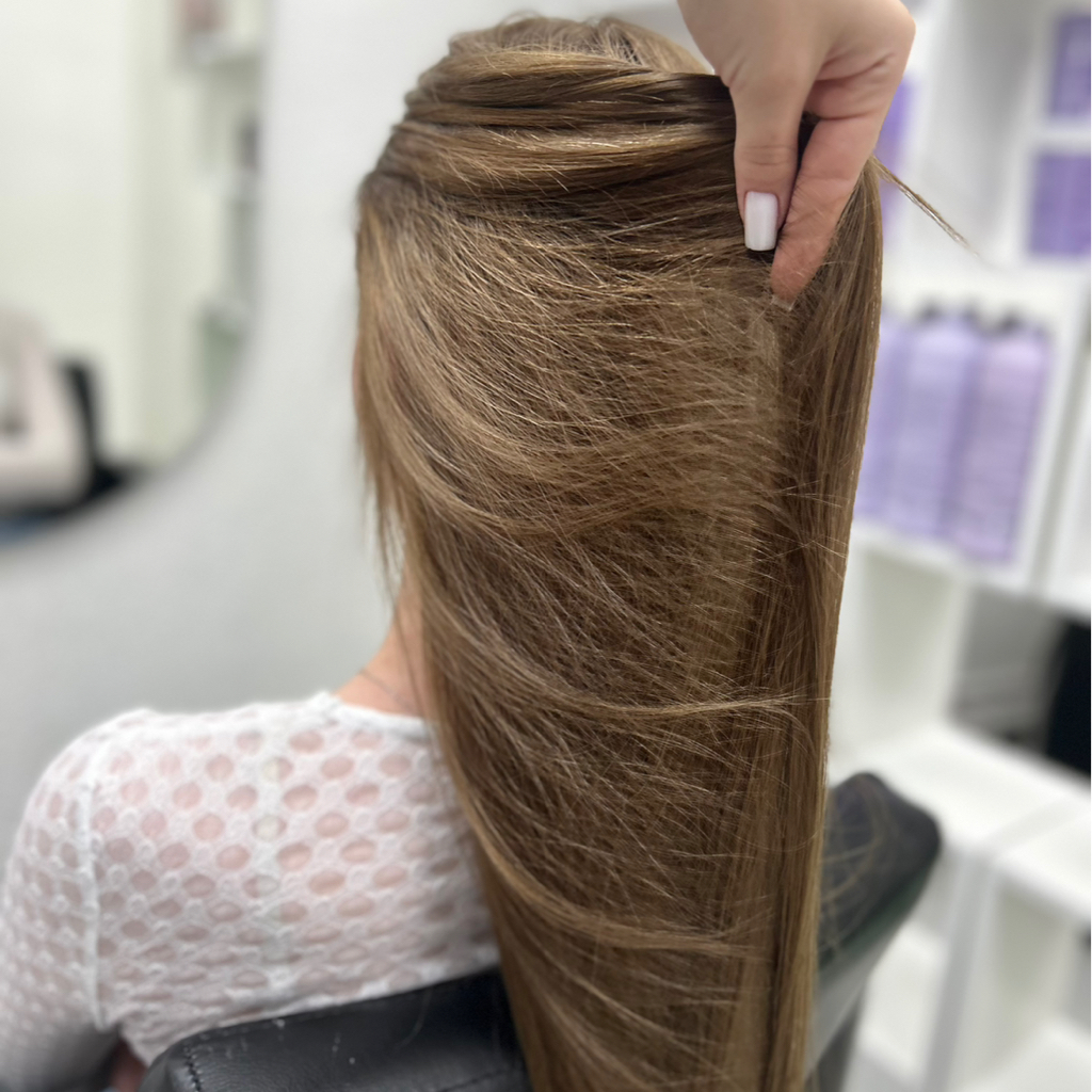 однотонное окрашивание