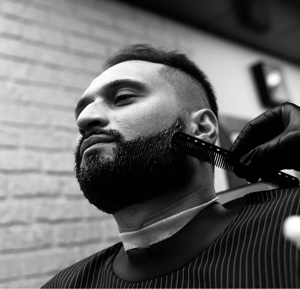 Камуфляж седины борода