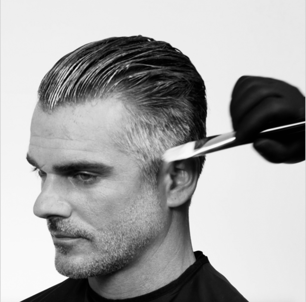 Камуфляж седины голова