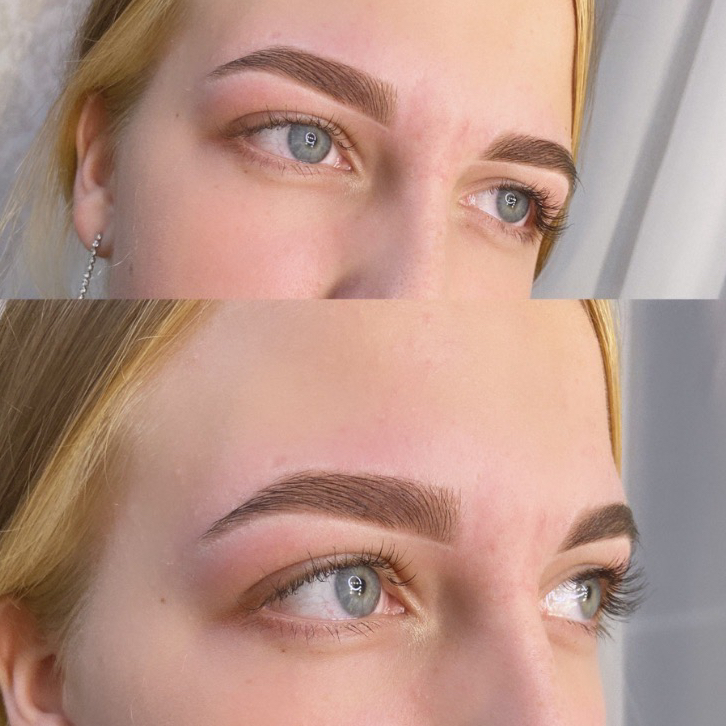 Оформление бровей +покраска