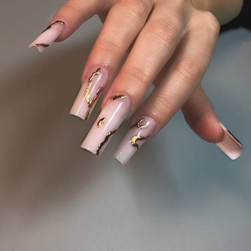 маникюр НАРАЩИВАНИЕ