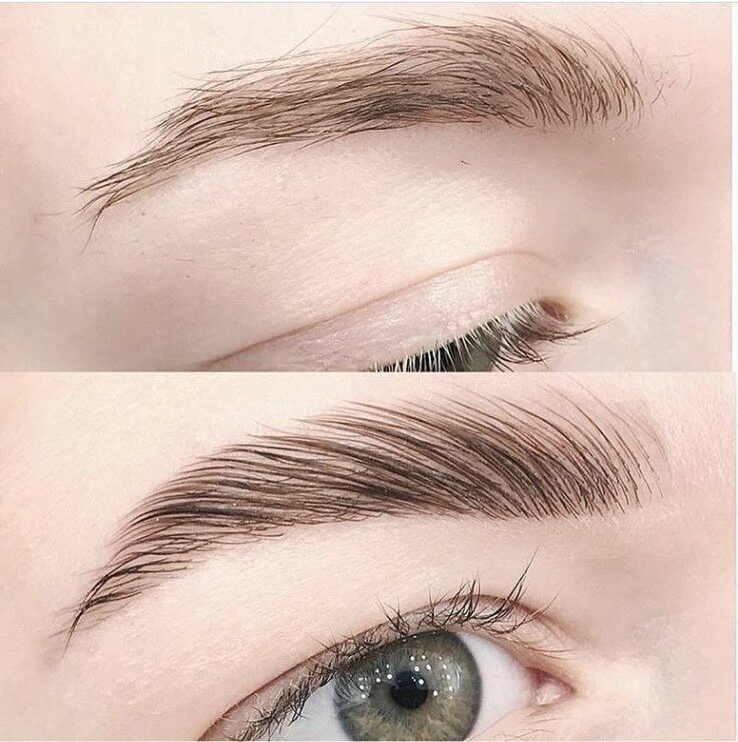 Долговременная укладка бровей