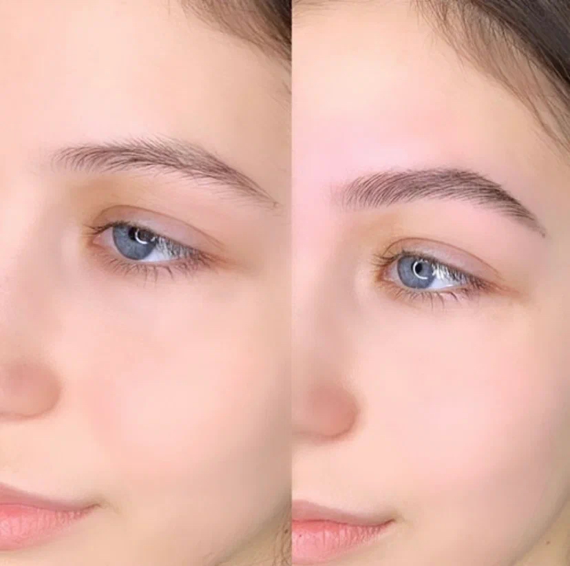 Окрашивание бровей