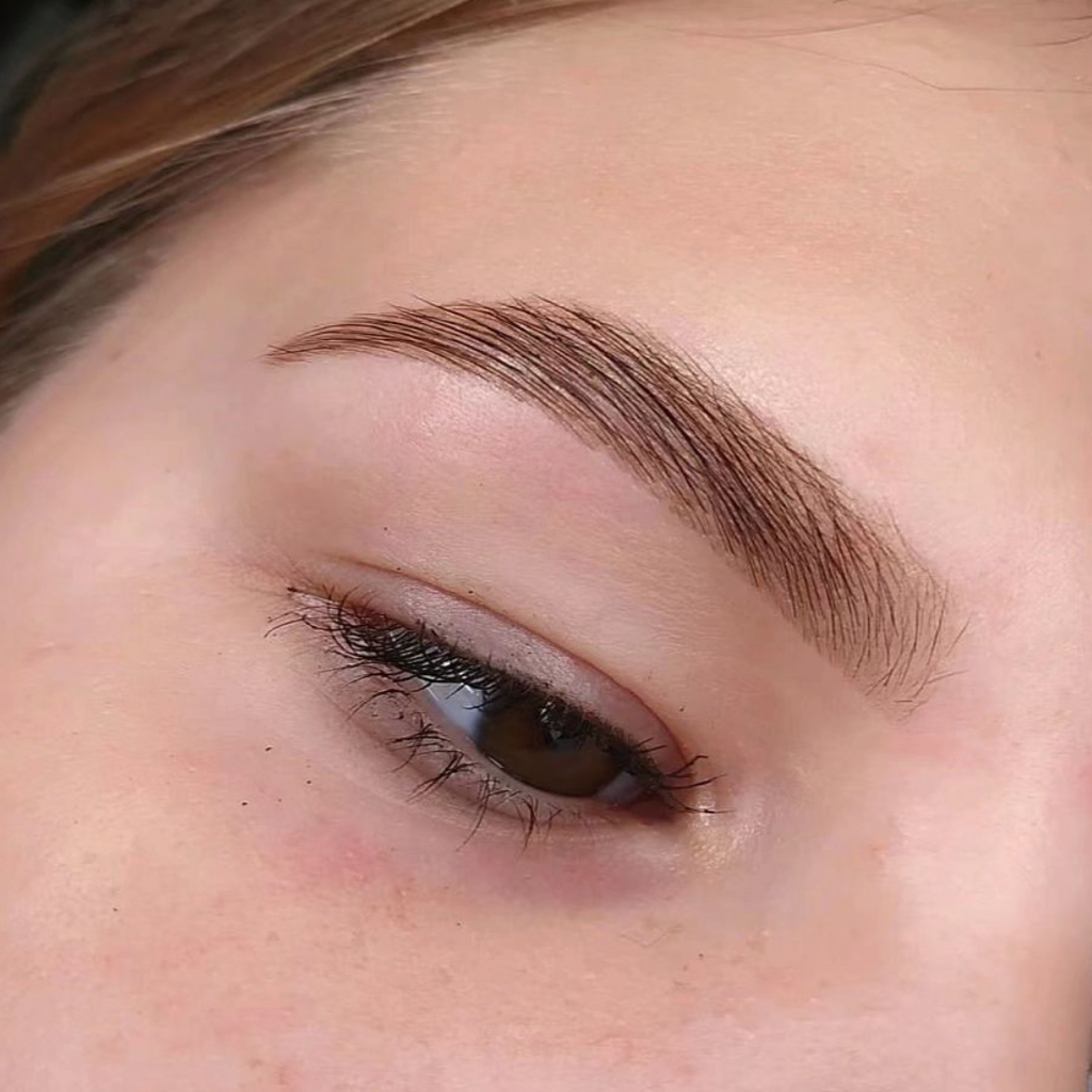 Коррекция + окрашивание бровей