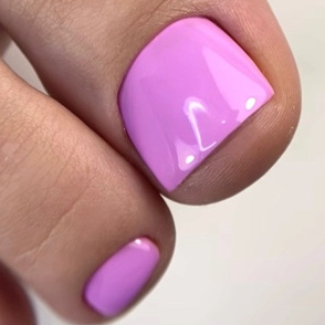 Обработка пальцев (без пяток), с покрытием гель-лак