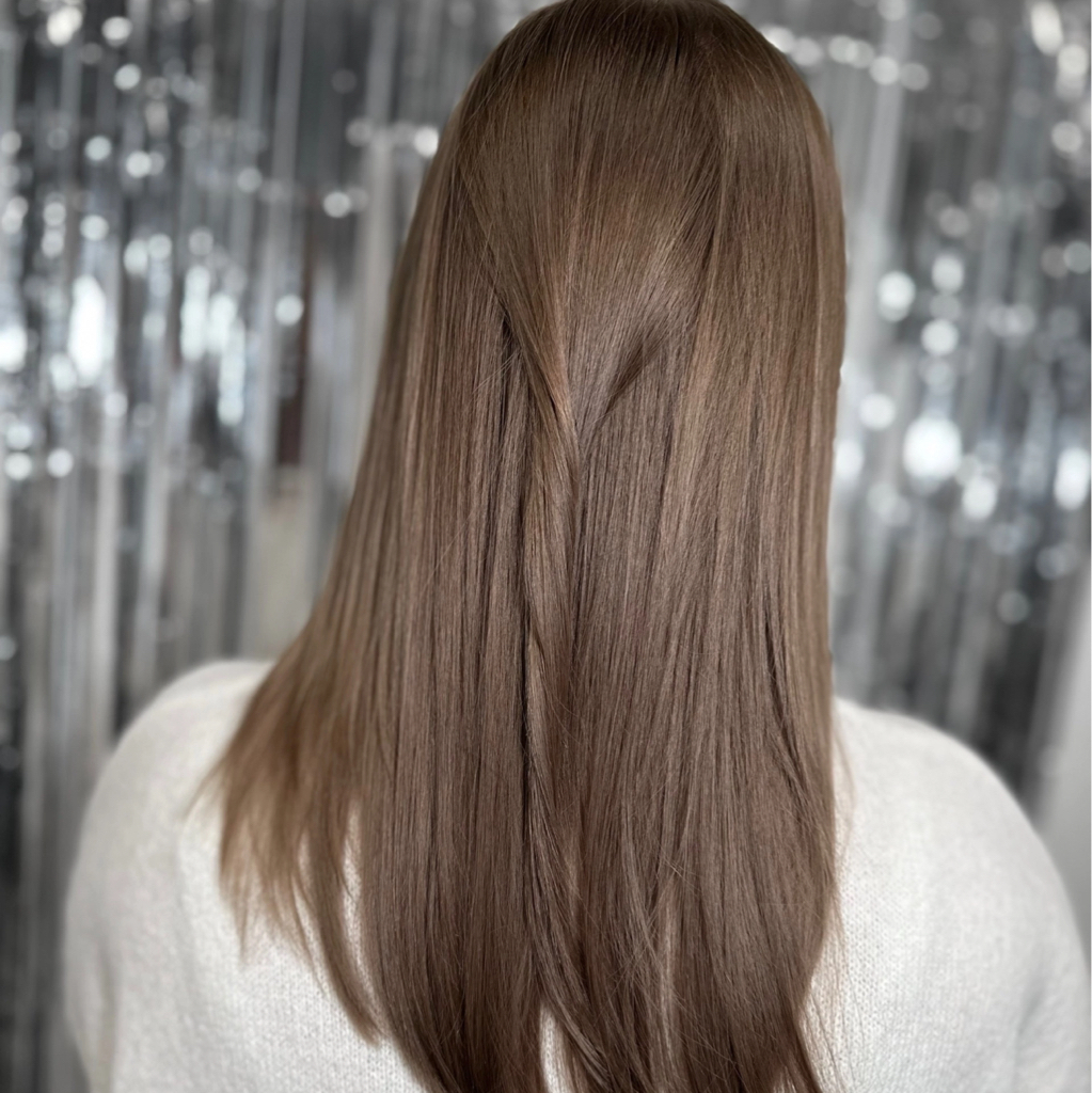 Окрашивание волос простое + стрижка