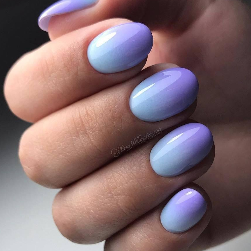 Маникюр + градиент аэрографом