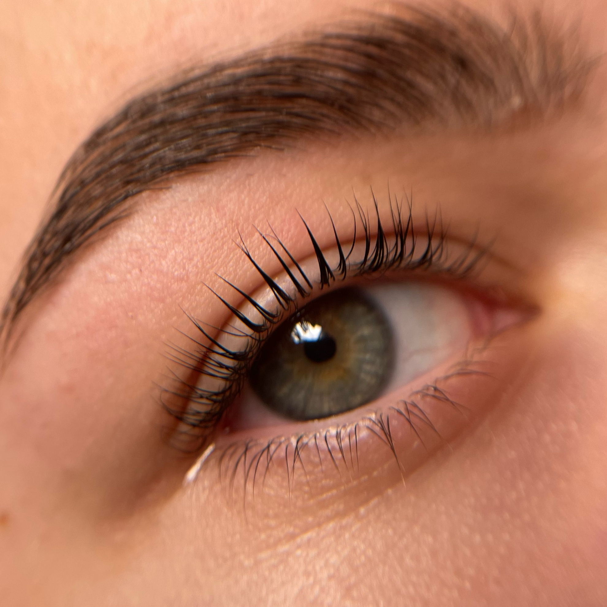 Ламинирование ресниц + окрашивание