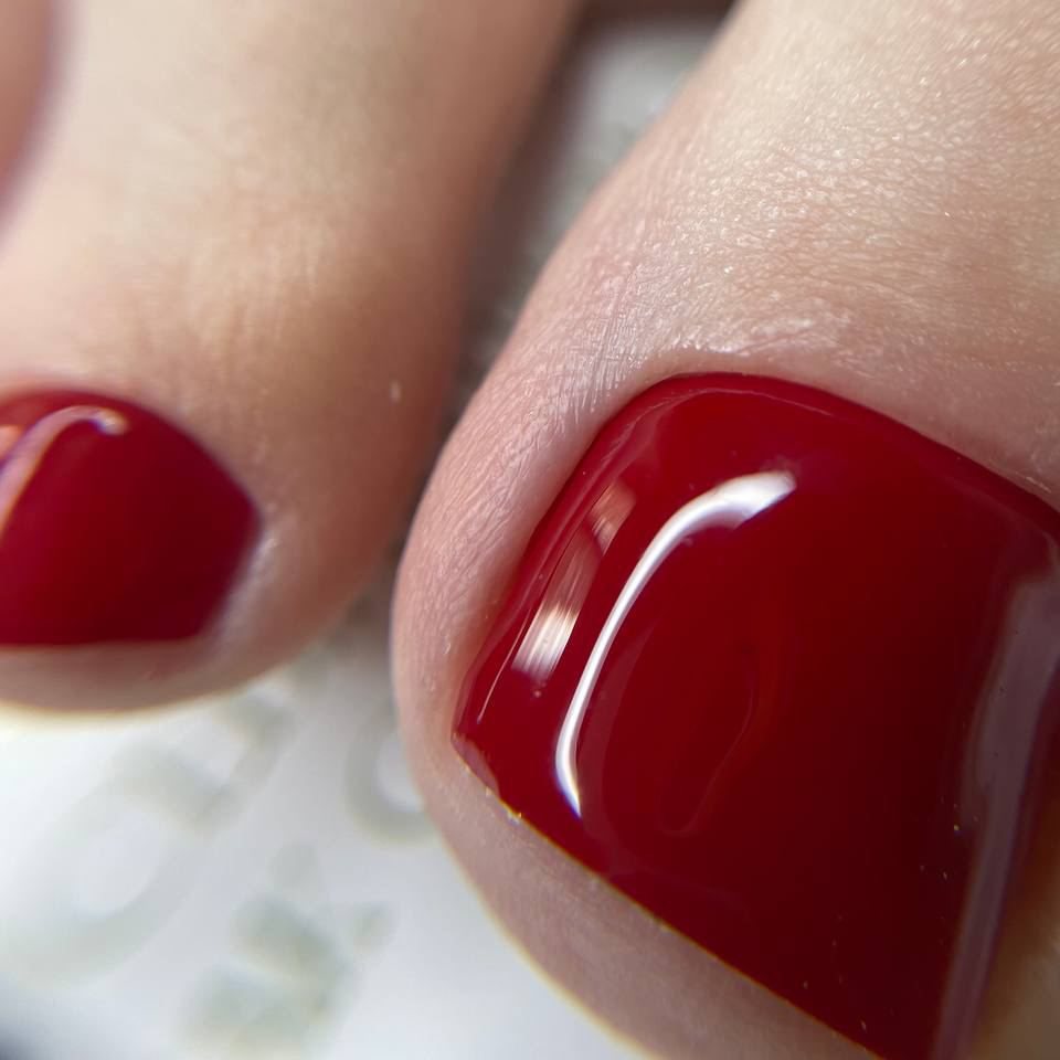 Педикюр обработка пальчиков + покрытие