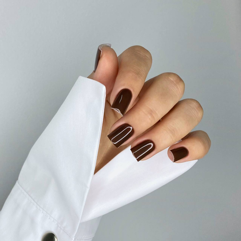 Маникюр + однотонное покрытие