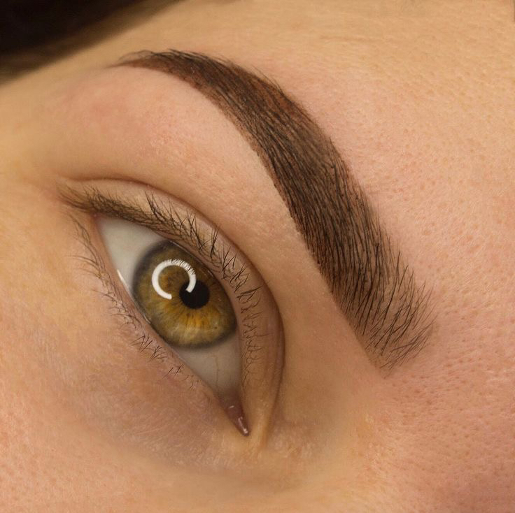 Окрашивание бровей