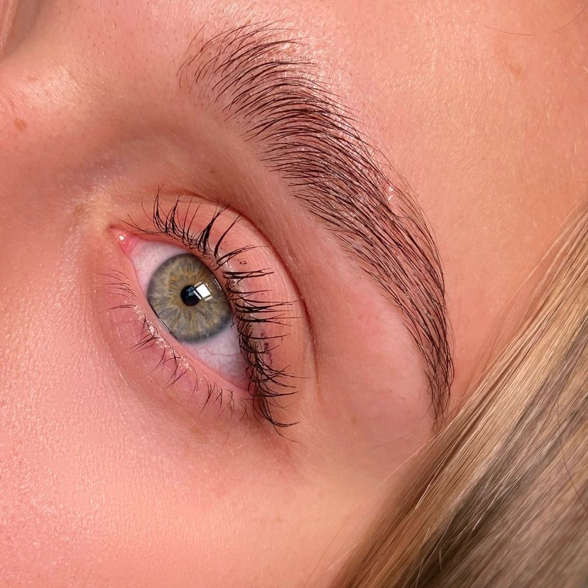 Полное оформление бровей