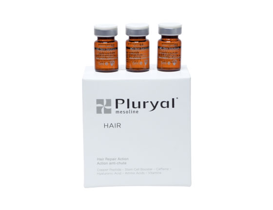 Мезотерапия Pluryal mesoline Hair Роскошные волосы (усиление роста волос, улучшение структуры и остановка выпадения волос)