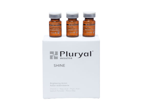 Мезотерапия Pluryal mesoline Shine Отбеливание (Ровный тон, борьба с пигментацией, обновление кожи)