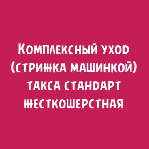 Такса жесткошерстная стандарт: Комплексный уход стрижка машинкой