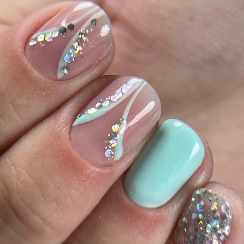 Коррекция гель дизайн (с ремонтом и укреплением)